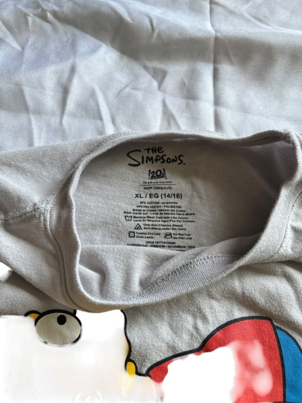 The Simpsons "Bart Whatever" Kids Graphic T-shirt - Picture 4 of 5
